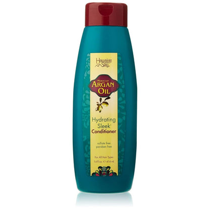 Hawaiian Silky Argan Oil Hydrating Sleek Conditioner 414ml - gtwtoporld.com