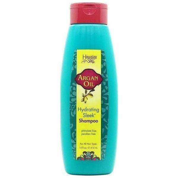 Hawaiian Silky Argan Oil Hydrating Sleek Shampoo 414ml - gtwtoporld.com