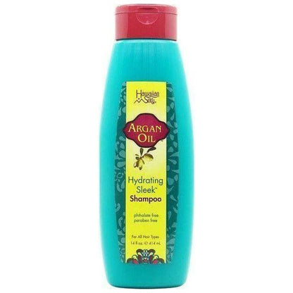 Hawaiian Silky Argan Oil Hydrating Sleek Shampoo 414ml - gtwtoporld.com
