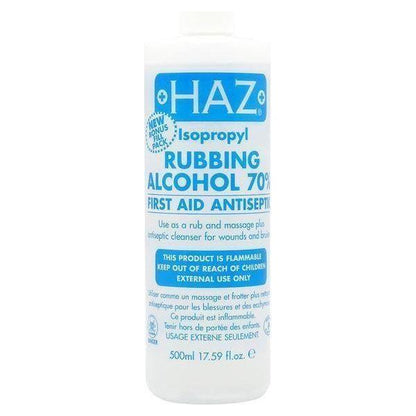 Haz Isopropyl Rubbing Alcohol 70%, 500ml - gtwtoporld.com