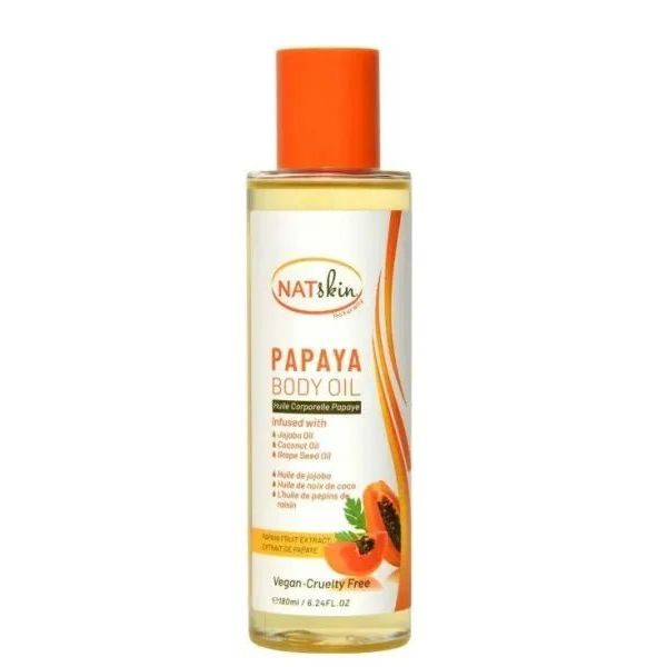 HAZ NATSkin Papaya Body Oil 180ml - gtwtoporld.com