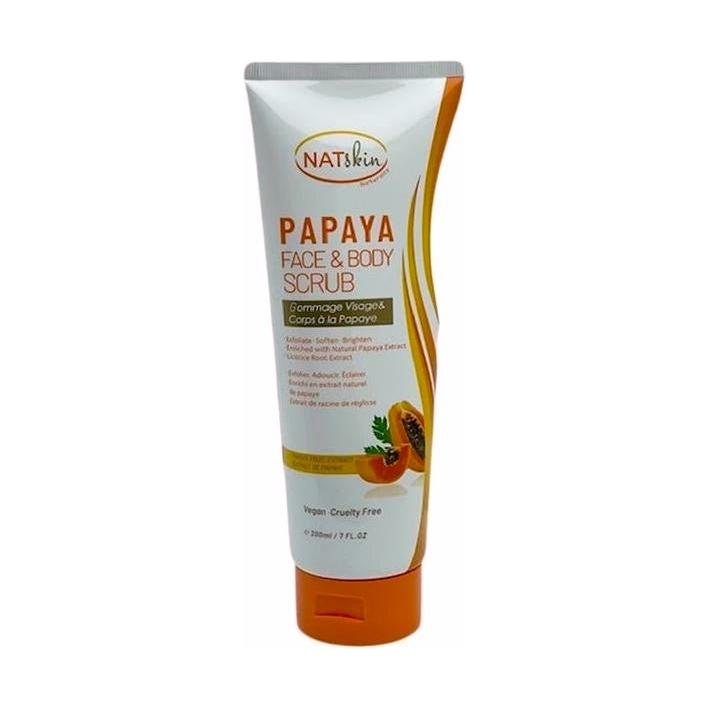 HAZ NATSkin Papaya Face &amp; Body Scrub 200ml - gtwtoporld.com