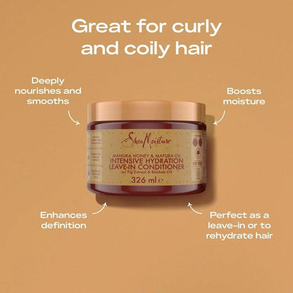 Shea Moisture Honey &amp; Mafura Leave-In Conditioner 326ml