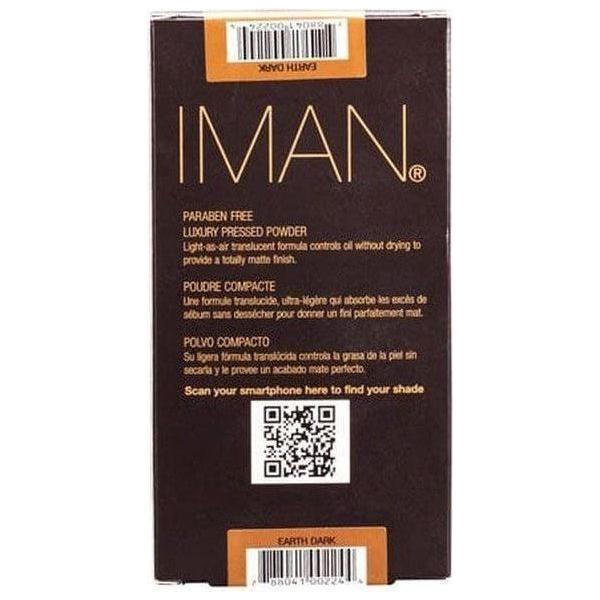 Iman Luxury Pressed Powder Earth Dark 10g - gtwtoporld.com