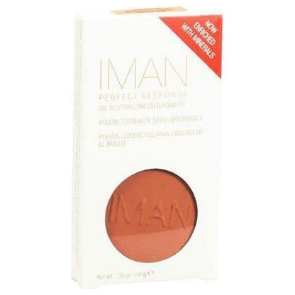 Iman Perfect Response Oil - Blotting Pressed Powder 10g - gtwtoporld.com