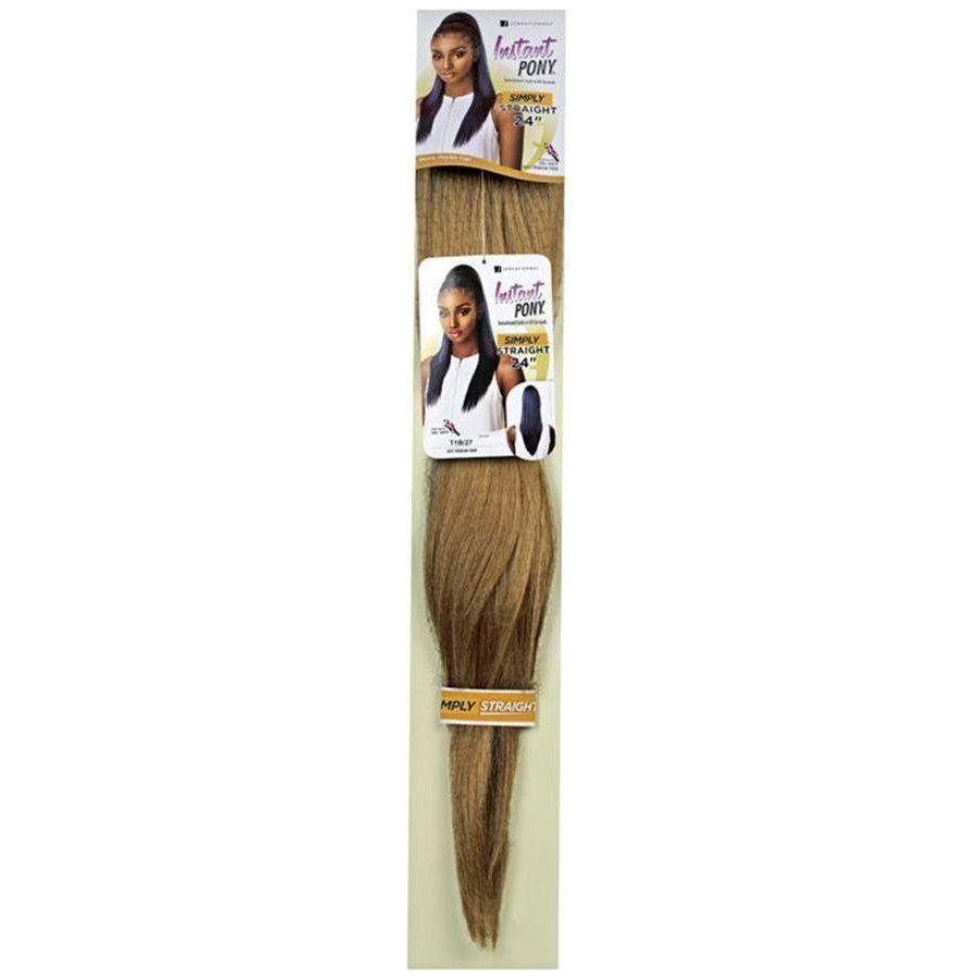Instant Pony Simply Straight 24" Synthetic Hair - T1B/613 - gtwtoporld.com