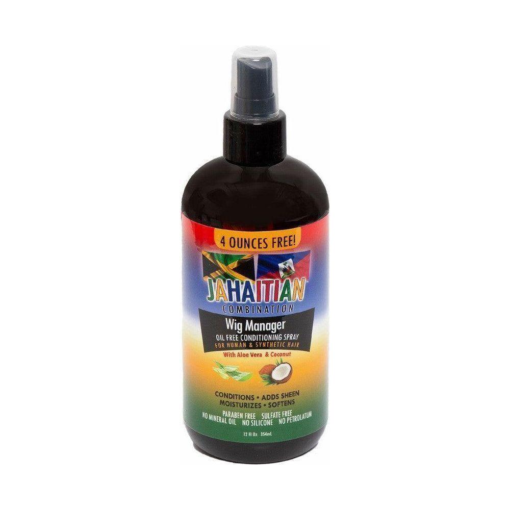 Jahaitian Combination Wig Manager Conditioning Spray With Aloe Vera And Coconut 12 oz - gtwtoporld.com