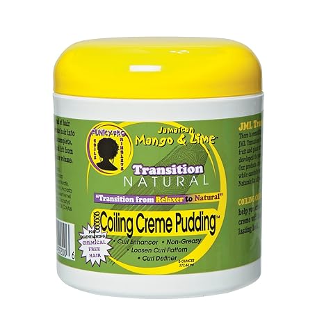 Jamaican Mango &amp; Lime Transition Natural Coiling Creme Pudding 6oz - gtwtoporld.com