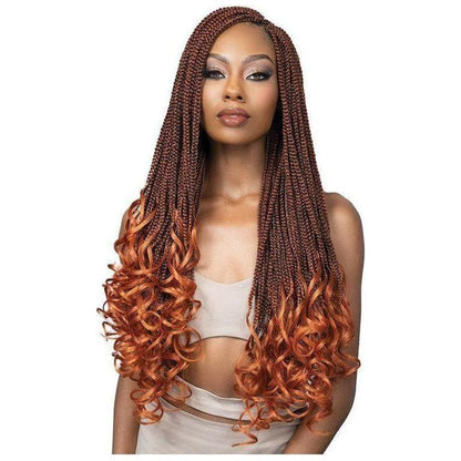 Janet Collection 3X Pre - Stretched French Curl Kunsthaar 48" - gtwtoporld.com