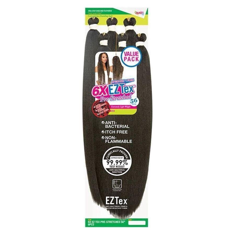Janet Collection 6x EZ TEX Pre - Stretched 56" Synthetic Hair - gtwtoporld.com