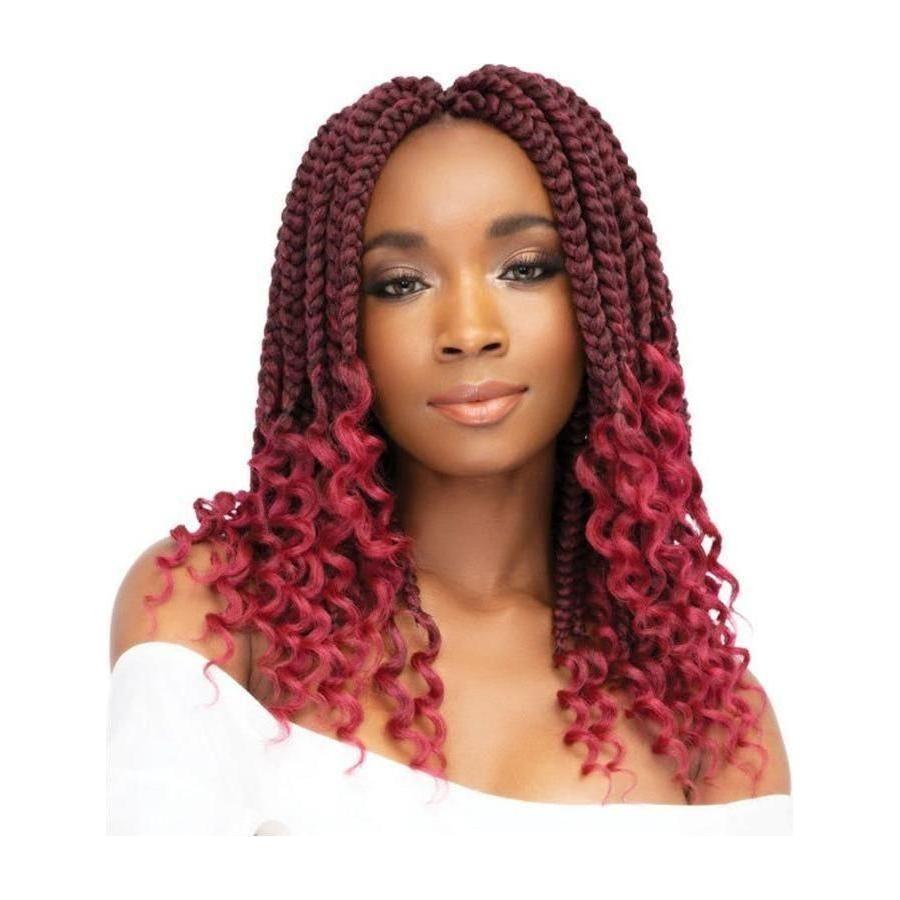 Janet Collection Box Braid Curly Finish 12" Synthetic Hair - gtwtoporld.com