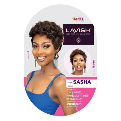 Janet Collection Lavish Echthaar Sasha Perücke - gtwtoporld.com