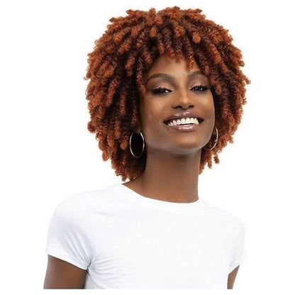 Janet Collection Natürliche Afro Kane Perücke - Synthetisches Haar - gtwtoporld.com
