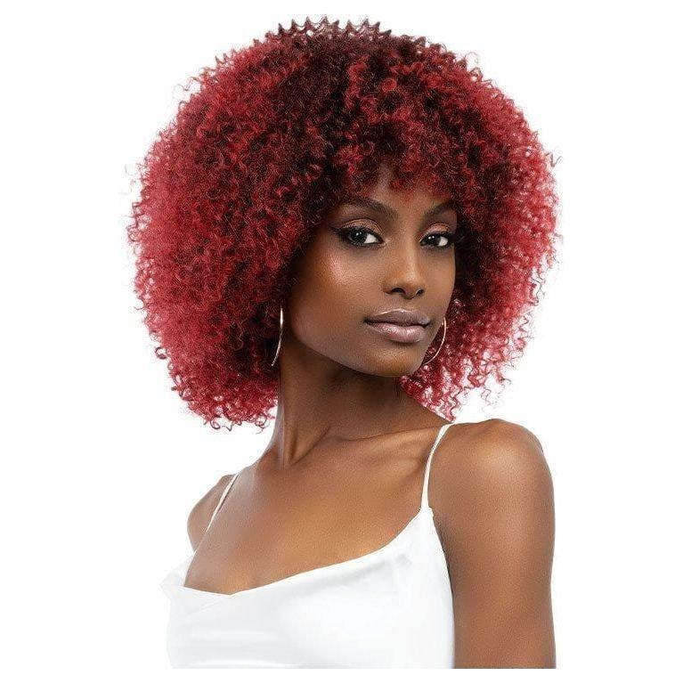 Janet Collection Natürliche Afro Leon Perücke - Synthetisches Haar - gtwtoporld.com
