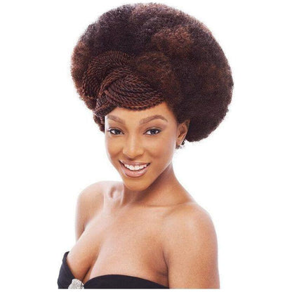 Janet Collection Noir 2X Afro Kinky Bulk 24" 100% Kanekalon Fiber - gtwtoporld.com