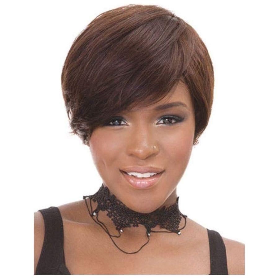 Janet Collection Pixie Cut 38pcs + 8"(4pcs) 100% Virgin Echthaar - gtwtoporld.com