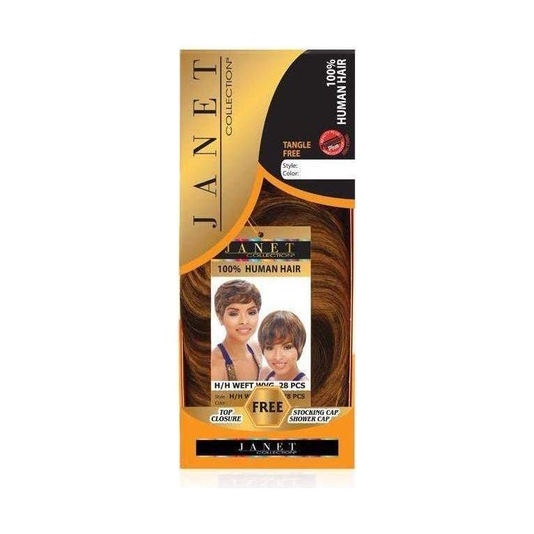 Janet Collection Shortcut Weft Wvg 28PCS 100% Echthaar - gtwtoporld.com