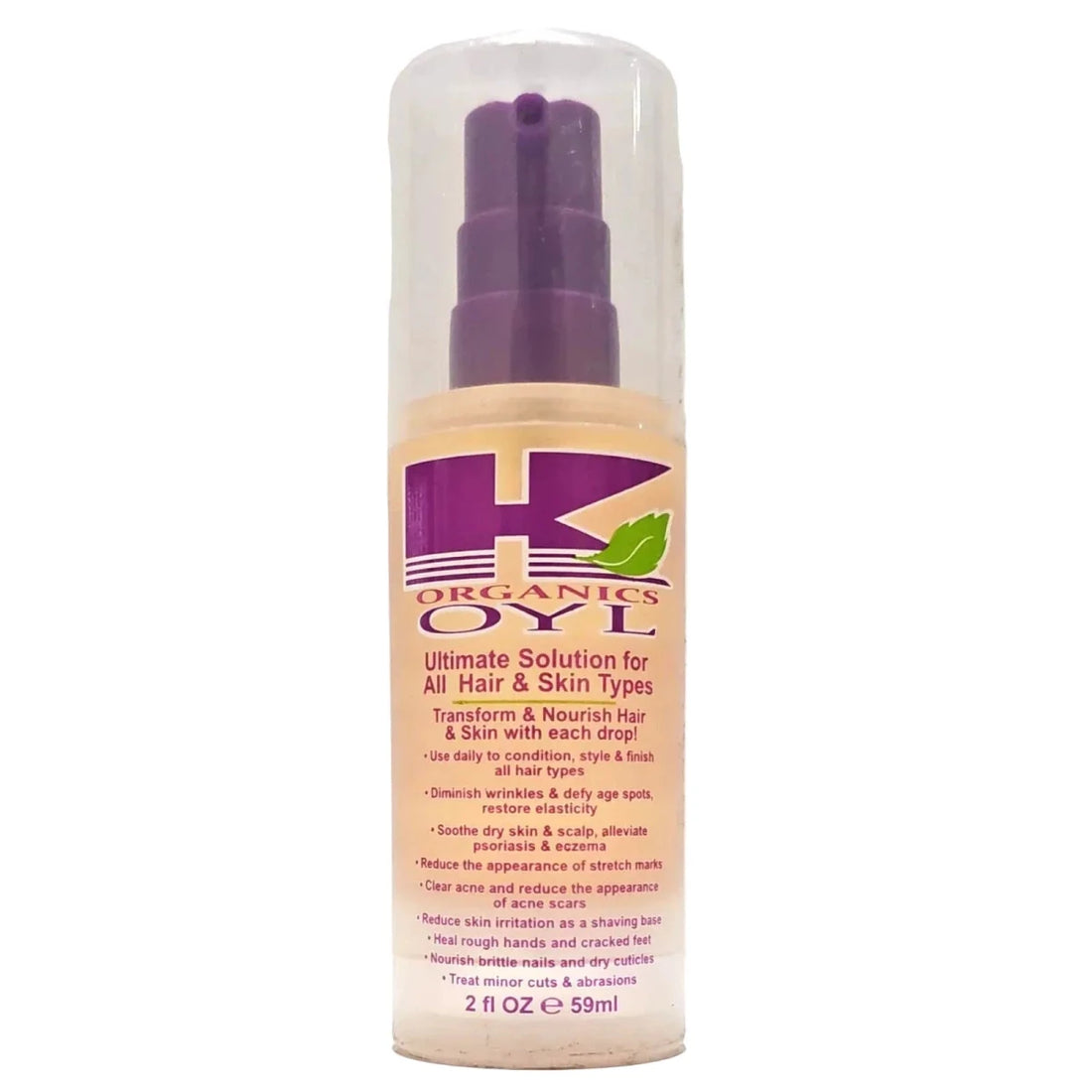 K Organics OYL Ultimate Solution for All Hair &amp; Skin Types 2oz - gtwtoporld.com