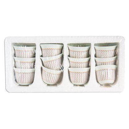 Kaffeetassen Finjal blue/red/Green (12er Pack) - gtwtoporld.com