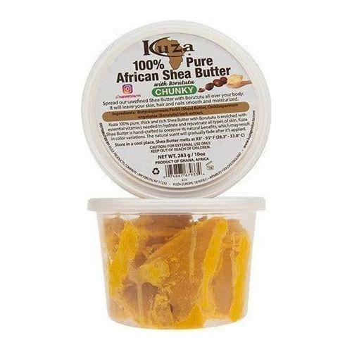 Kuza 100% African Shea Butter Chunky 10oz - gtwtoporld.com