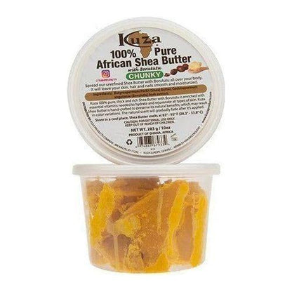 Kuza 100% African Shea Butter Chunky 10oz - gtwtoporld.com