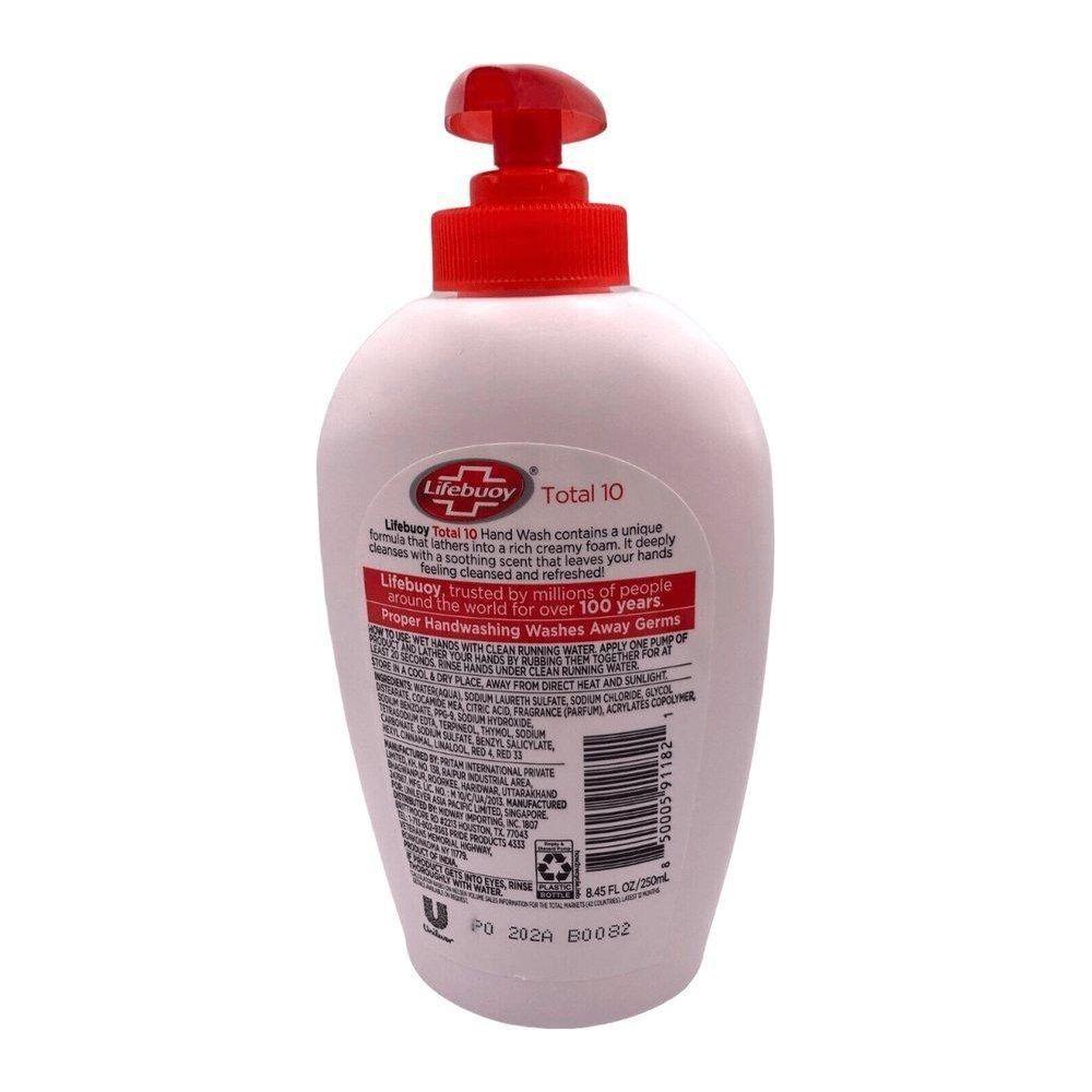 Lifebuoy Hand Wash Pump Total 10 250ml - gtwtoporld.com
