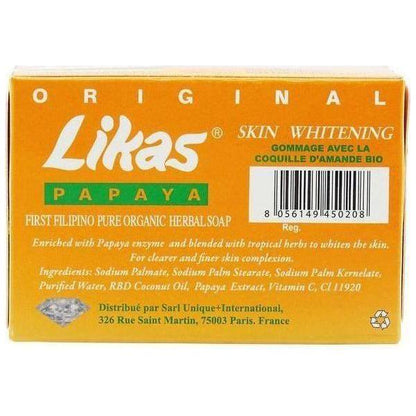 Likas Original Papaya Skin Whitening Soap 135g - gtwtoporld.com