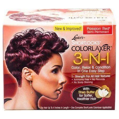 Lusters Shortlooks ColorLaxer Semi - Permanent 3 IN 1 Color, Relax &amp; Condition - gtwtoporld.com
