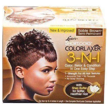 Lusters Shortlooks ColorLaxer Semi - Permanent 3 IN 1 Color, Relax &amp; Condition - gtwtoporld.com
