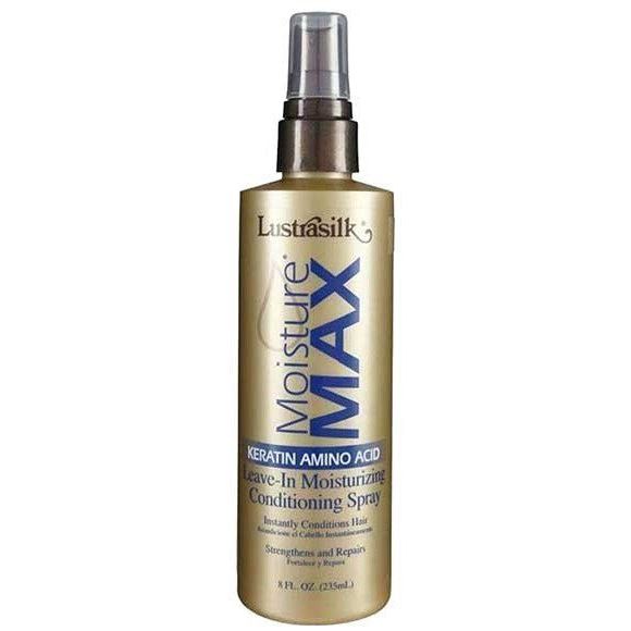 Lustrasilk Moisture Max Keratin Amino Acid Leave In Conditioning Spray 8oz - gtwtoporld.com