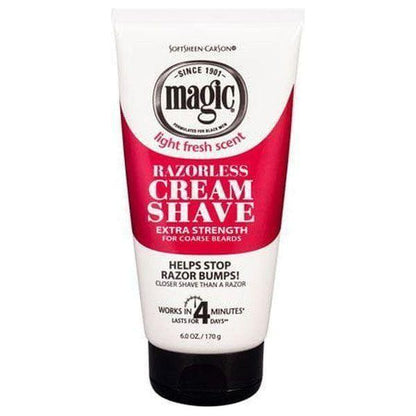 Magic Razorless Cream Shave Extra Strength 170g - gtwtoporld.com