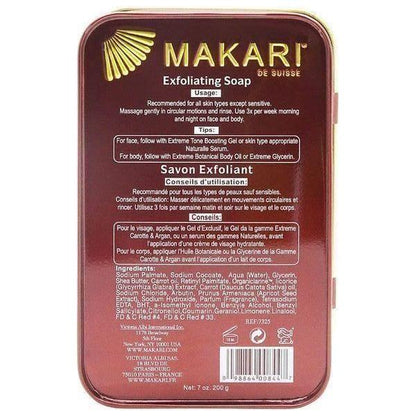 MAKARI Exclusive Exfoliating Soap 200g - gtwtoporld.com