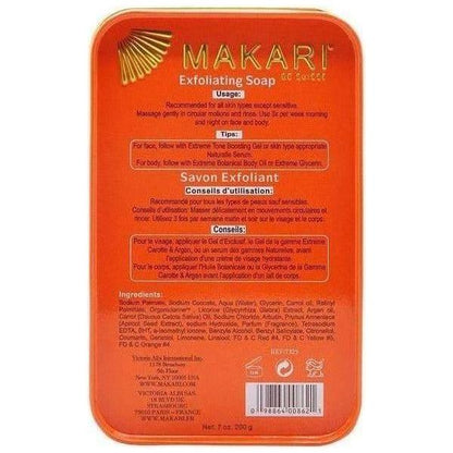 MAKARI Extreme Argan &amp; Carrot Oil Exfoliating Soap 200g - gtwtoporld.com