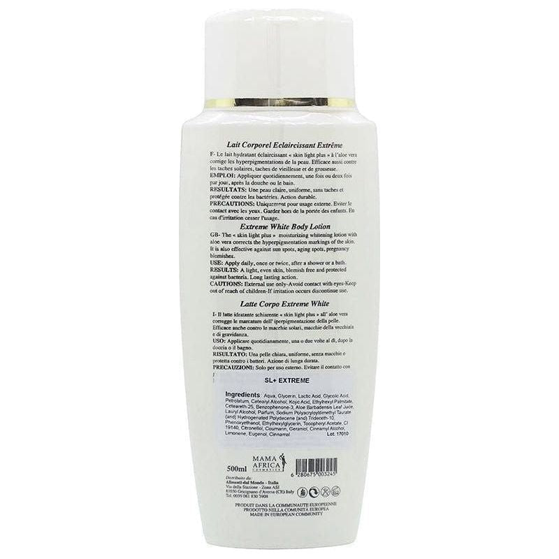 Mama Africa Skin Light Plus Extreme Active White Whitening Body Lotion 500ml - gtwtoporld.com