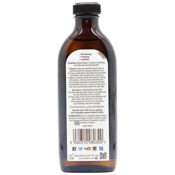Mamado 100% Natural Rosemary Oil 150ml - gtwtoporld.com