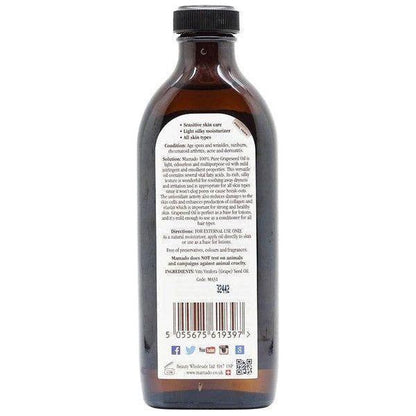 Mamado 100% Pure Grapeseed Oil 150ml - gtwtoporld.com