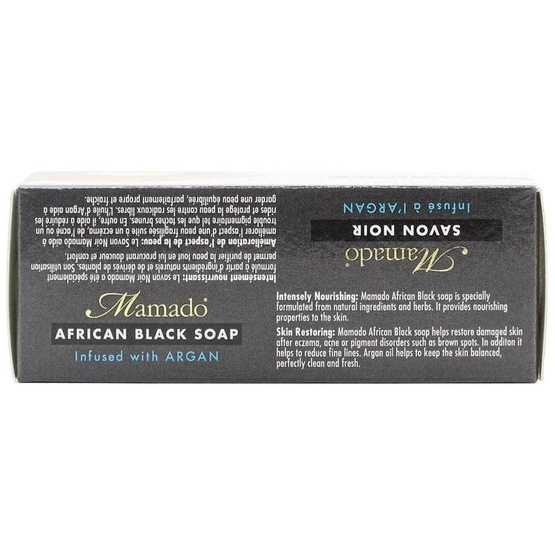 Mamado African Black Soap Infused with Argan 200g - gtwtoporld.com