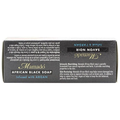 Mamado African Black Soap Infused with Argan 200g - gtwtoporld.com