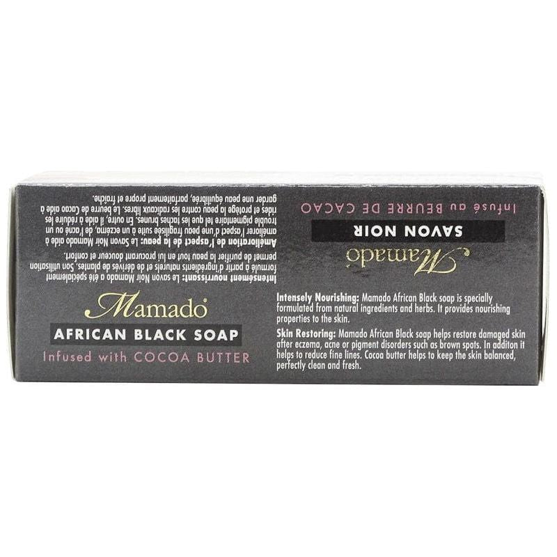Mamado African Black Soap Infused with Cocoa Butter 200g - gtwtoporld.com