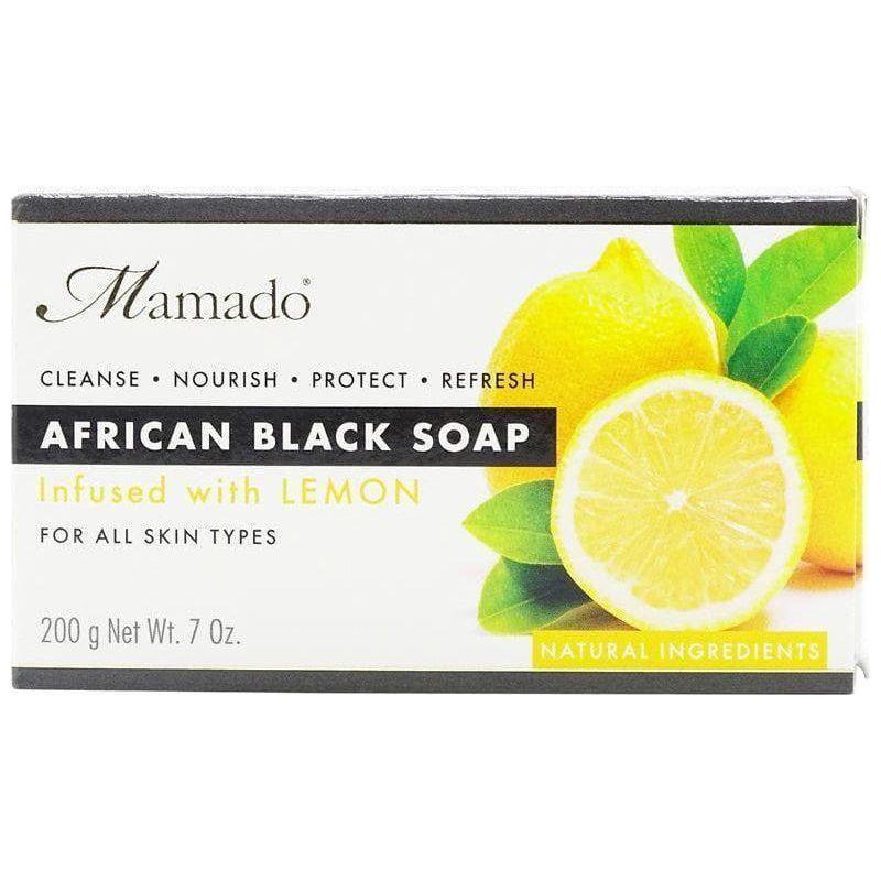 Mamado African Black Soap Infused with Lemon 200g - gtwtoporld.com