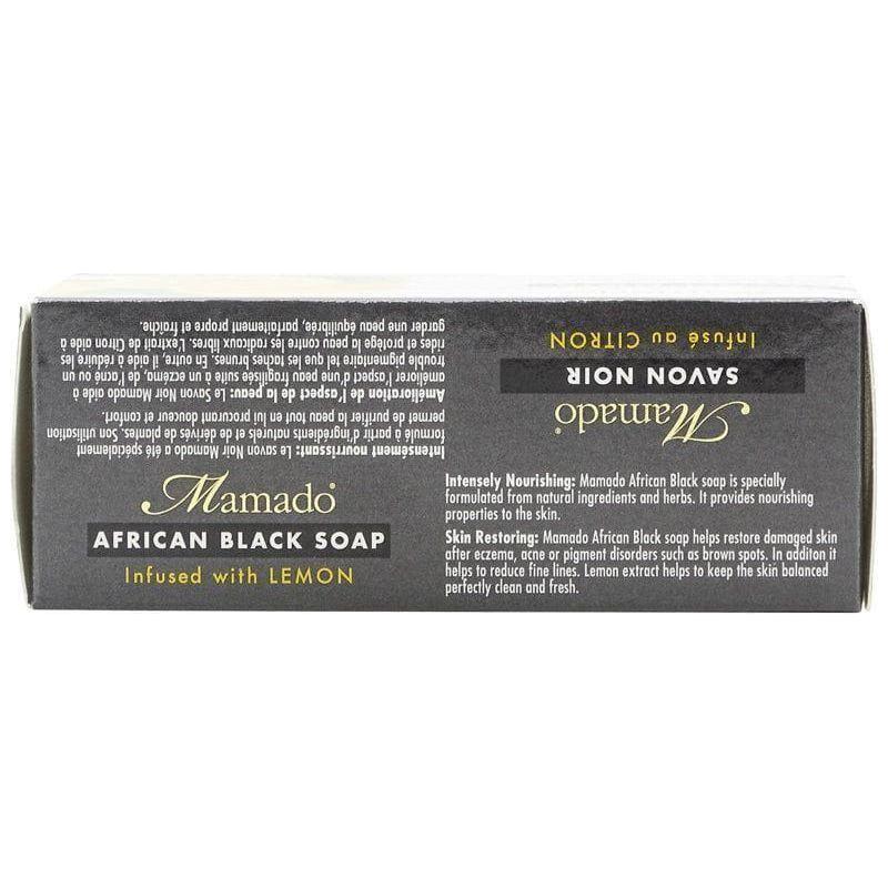 Mamado African Black Soap Infused with Lemon 200g - gtwtoporld.com