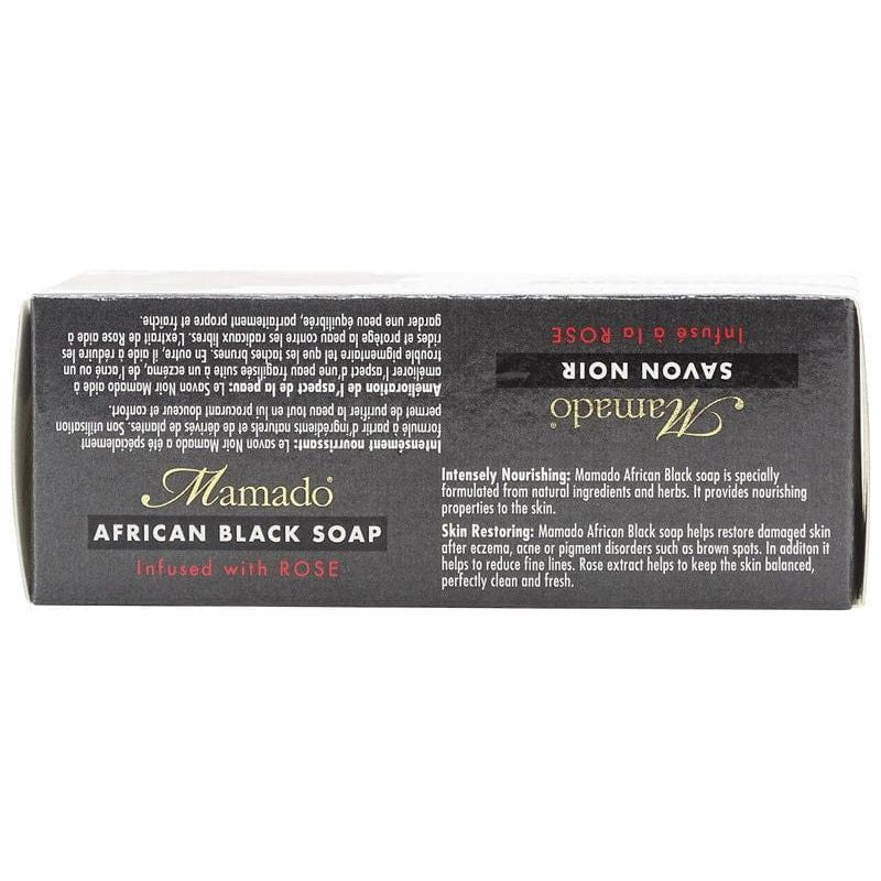Mamado African Black Soap Infused with Rose 200g - gtwtoporld.com