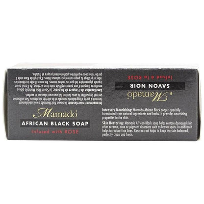 Mamado African Black Soap Infused with Rose 200g - gtwtoporld.com