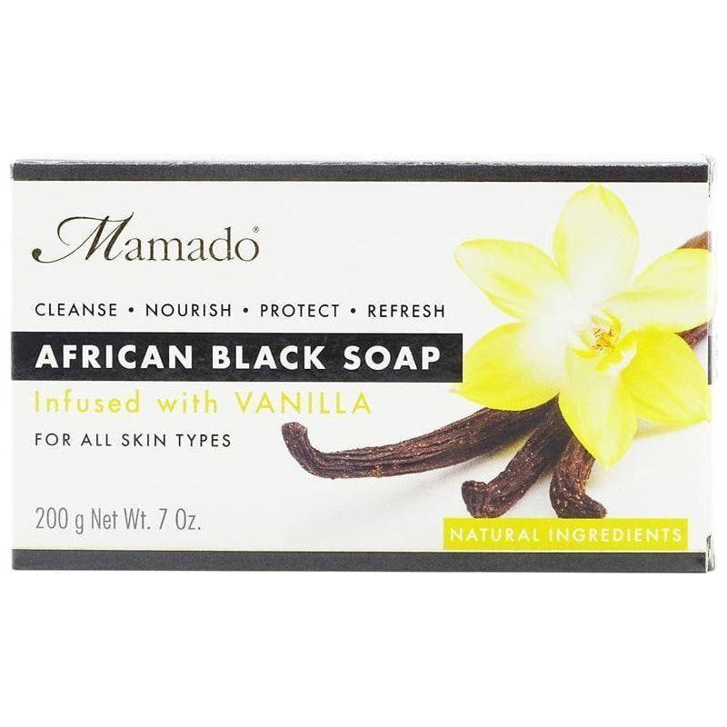 Mamado African Black Soap Infused with Vanilla 200g - gtwtoporld.com