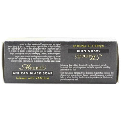 Mamado African Black Soap Infused with Vanilla 200g - gtwtoporld.com