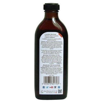 Mamado Natural Origi.Jamaican Black Castor Oil With Co150 ml - gtwtoporld.com