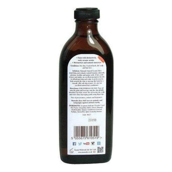 Mamado Natural Sesame Oil 150ml - gtwtoporld.com