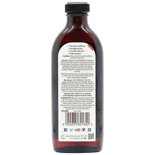 Mamado Original Jamaican Black Castor Oil Extra Dark 150 ml - gtwtoporld.com