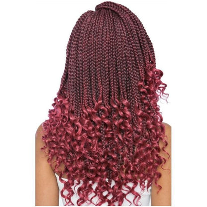Mane Concept Afri - Naptural 3X Curly Ends Box Braids Kunsthaar 14" / 18" - gtwtoporld.com