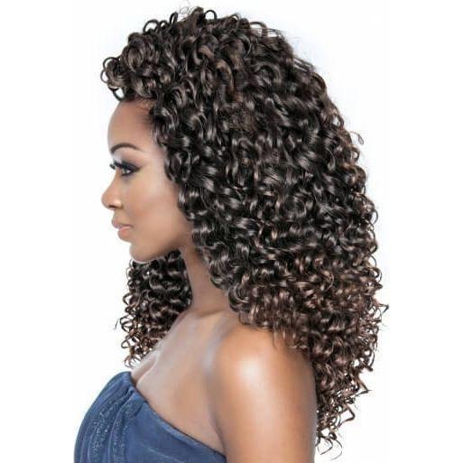 Mane Concept Afri - Naptural Caribbean Sassy Curl Crochet Braid Kanekalon + Toyokalon Fiber 18" - gtwtoporld.com